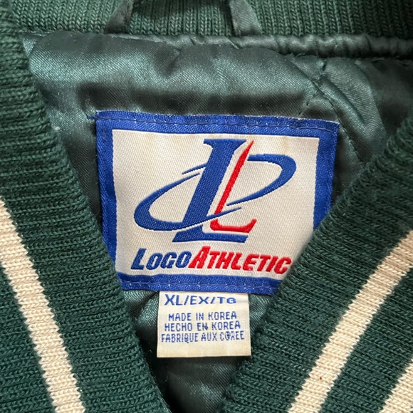 Vintage Michigan State varsity Leather wool blend Jacket - Picture 4 of 8